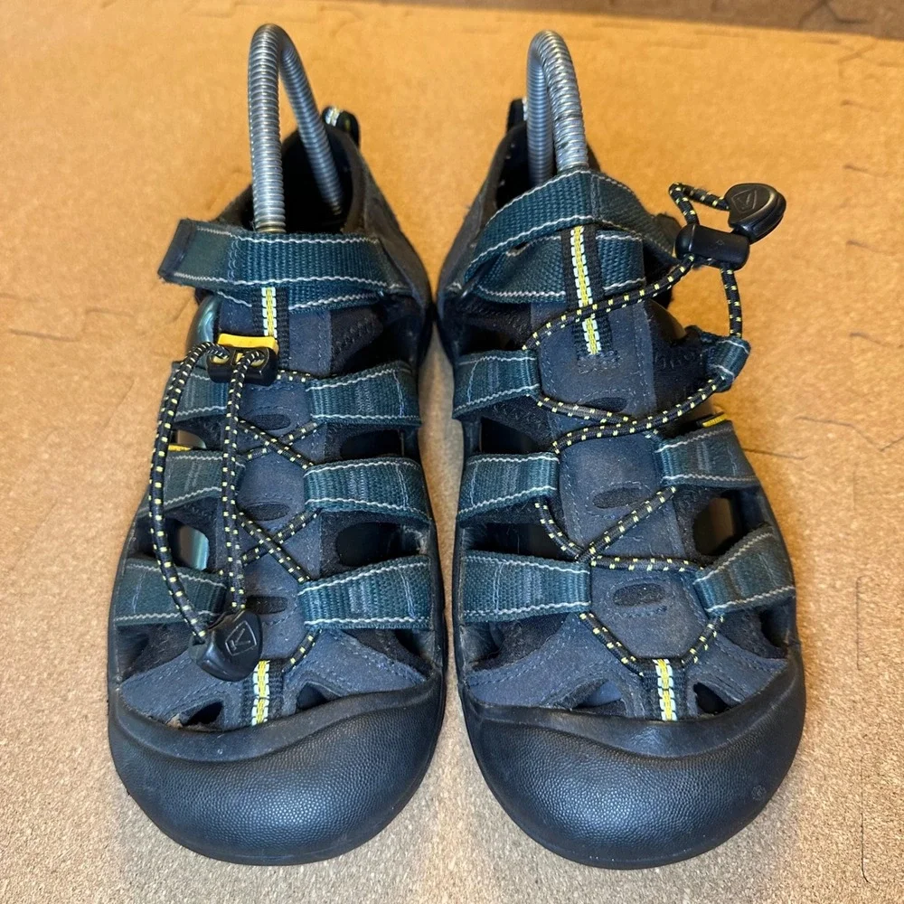 Keen‎ Newport H2 Waterproof Hiking Sandals Mens 5 Teal Black Outdoor Shoes